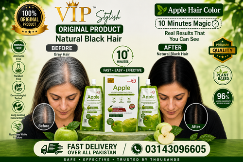🟢 Product Title  Apple No Ammonia Black Hair Color Cream – Quick Grey Hair Coverage  Short Selling Title  Apple Hair Color – 10 Minute Natural Black Hair Dye